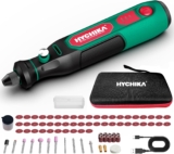 HYCHIKA 3,6 V Mini rebarbadora elétrica de bateria, com 77 acessórios
