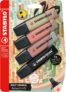 STABILO Marcador BOSS ORIGINAL NatureCORS – pacote com 4 cores