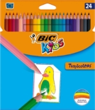 Lápis de Cor Bic Kids Tropicolor 24 unidades