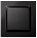 SIMON 10 Wall Switch 230V Black