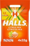 Halls Mistura sabor cítricos doces, 4x32gr