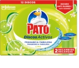 WC PATO discos ativos fragrância lima, limpa e desinfeta 2uni