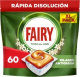 Fairy Original Tudo em 1 Cápsulas para Lava-louça, 60 Cápsulas, Eficaz Mesmo na Gordura Seca
