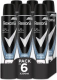Rexona Invisível desodorizante para homem ice fresh, 6 X 200 ml