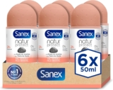Sanex Natur Protect Desodorizante Roll-On, pack 6 [ 1,34€ Cada ]