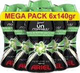 Lenor UNstoppables Pérolas de Perfume para a Roupa, 60 Lavagens (6 x 140 gr) Fragrância Ariel