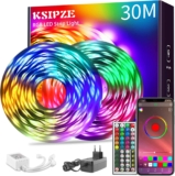 Fita Led com 30m , Led strip Bluetooth, controlo via APP ou atraves de IR controlo remoto