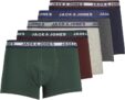 Conjunto de 5 Boxers Jack & Jones Tamanho (M)