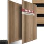 tectake® Painéis de parede decorativos MDF, 50 x 110 x 1,8 cm