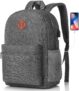 Mochila PC unissexo com porta de carregamento USB