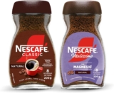 Nescafé Café solúvel Classic Natural e Vitalissimo, 2 frascos de 200g