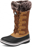 Mishansha Botas de inverno com forro para mulher (37, 38, 39, 40, 41 e 42)