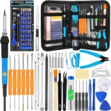 Conjunto de soldador 60W kit de soldagem elétrica com 5 pontas diferentes