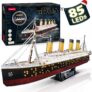 TITANIC Puzzle 3D LED, maquetes para construir