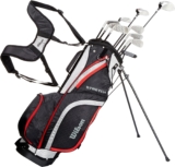 Wilson | Conjunto completo para iniciantes, 10 tacos de golfe