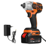 Topshak TS-PW1 Chave de Impacto Elétrica sem Escova torque 380Nm (2 Baterias)