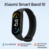 Xiaomi Smart Band 10 Pulseira Inteligente com Ecrã AMOLED