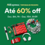 Códigos Desconto Aliexpress Natal 2025 | Cupões Validos até 27 Dez