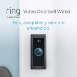 Ring  Video Doorbell Wired Amazon vídeo HD, (Prova gratuita plan ring protect de 30 dias)