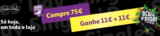 Auchan Singles Day compra 75€ e ganha 11€ + 11€