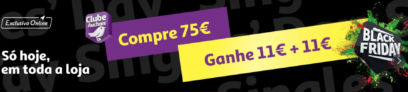 Auchan Singles Day compra 75€ e ganha 11€ + 11€