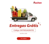 AUCHAN, Entregas Grátis para compras superiores a 50€ até 23/04