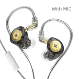 Auriculares in-ear KZ EDX PRO HiFi com/sem Micro