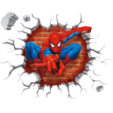 Autocolante de Parede 3D Spiderman 50x45cm desde Amazon apenas 2,35€