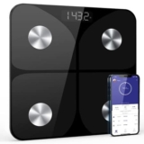Balança Bluetooth com medição de 13 dados corporais essenciais desde Amazon por 12,7€
