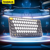 Baseus Teclado Silencioso Sem Fio Bluetooth 5.0 2.4G USB