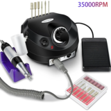 Berbequim elétrico para unhas velocidades de até 35.000 RPM