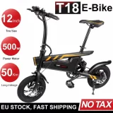 Bicicleta elétrica dobrável T18