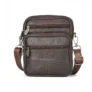 Bolsa crossbody em couro genuíno (Disponível em Castanho e em Preto)