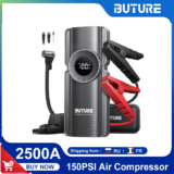 Buture 4 em 1 jump starter 2500 A, compressor 150 psi