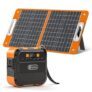 Flashfish A101 120W Portable Power Station 26400mAh/98Wh Solar Generator+18V/60W Portable Solar Panel Emergency Energy Kit