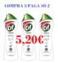 CIF Creme multi-superfícies, casa de banho e cozinha, 3 x 750ml