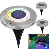 Candeeiro solar RGB para jardins por apenas 5.3€