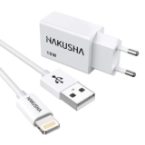 Carregador de parede 10W mais cabo iPhone desde Amazon Espanha a 2,99€