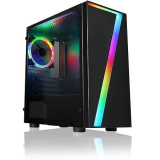 CiT Seven MATX RGB Gaming Case, Micro-ATX & Mini ITX só 24,1€