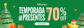 Códigos desconto Aliexpress Natal (de 09 a 15 Dez 2024)