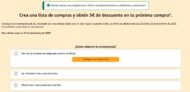 Crie uma lista de compras e ganhe 5€ de desconto na sua próxima compra*