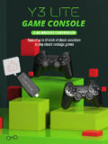 DATA FROG Retro Video Game Console 2.4G Sem Fio Consola Jogos 4k 3000 Jogos