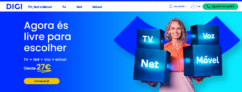 DIGI os melhores tarifários TV NET VOZ desde 26€!