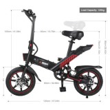 DOHIKER Y1 Folding Electric Bike 36V, 10Ah autonomia 35-45 Km desde (EU) por 379€