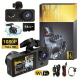 Dash Cam X94 1080p WIFI – Bom Preço