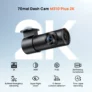 Dashcam 70mai M310 Plus 2K + Wi-Fi 6 | Preço Acessível