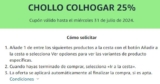 Desconto COLHOJAR 25% em artigos selecionadas