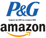 Cupom de €20 na compra 80 € por P&G