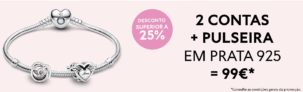 Pandora Portugal Desconto | Crie a sua Pulseira por 99€