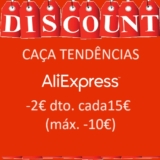 Promoção caça tendências no Aliexpress